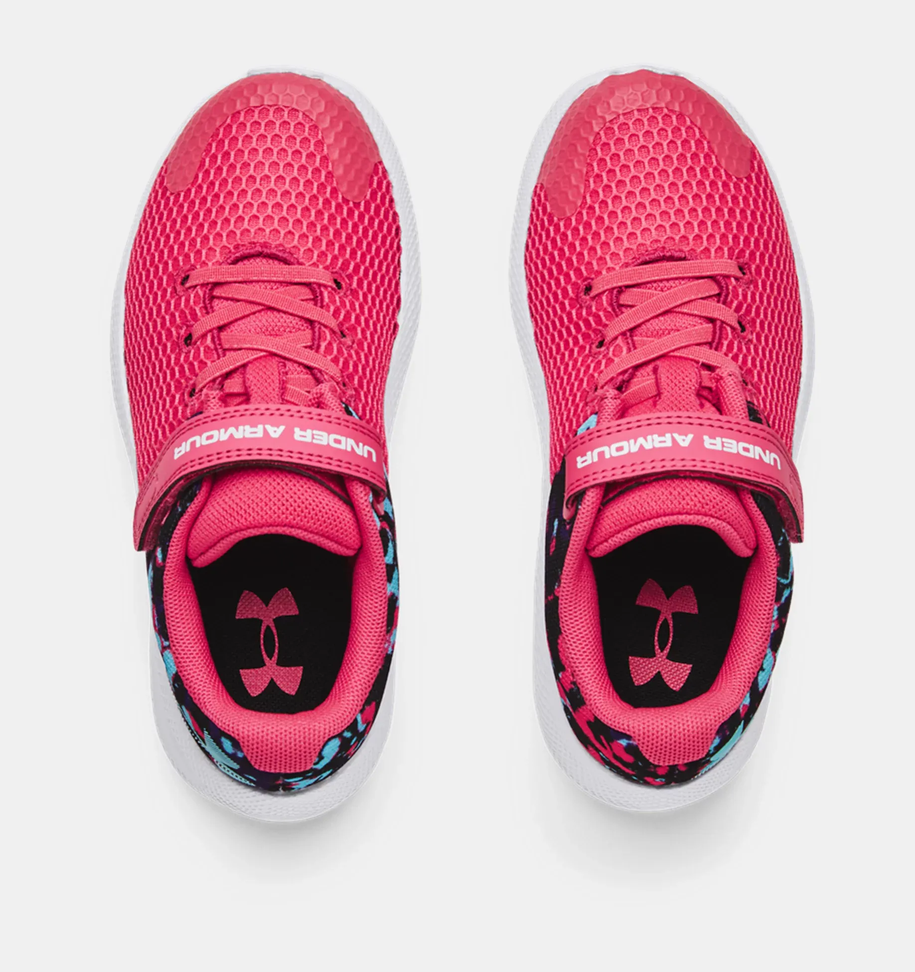 Under Armour Girls' Pre-School UA Pursuit 2 Big Logo AC Print Running Shoes