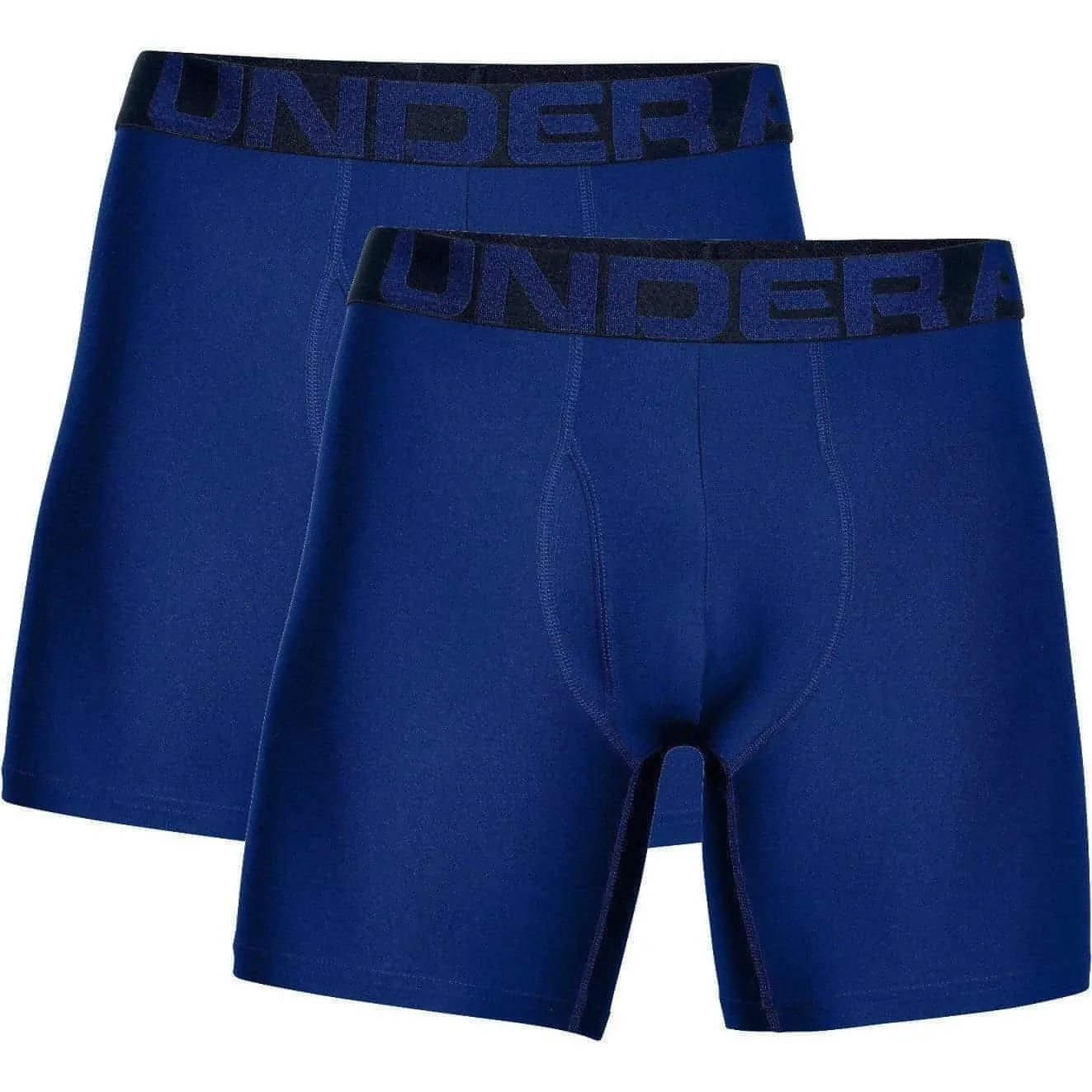 Under Armour Tech 6 Inch (2 Pack) Mens Boxer Jock - Blue