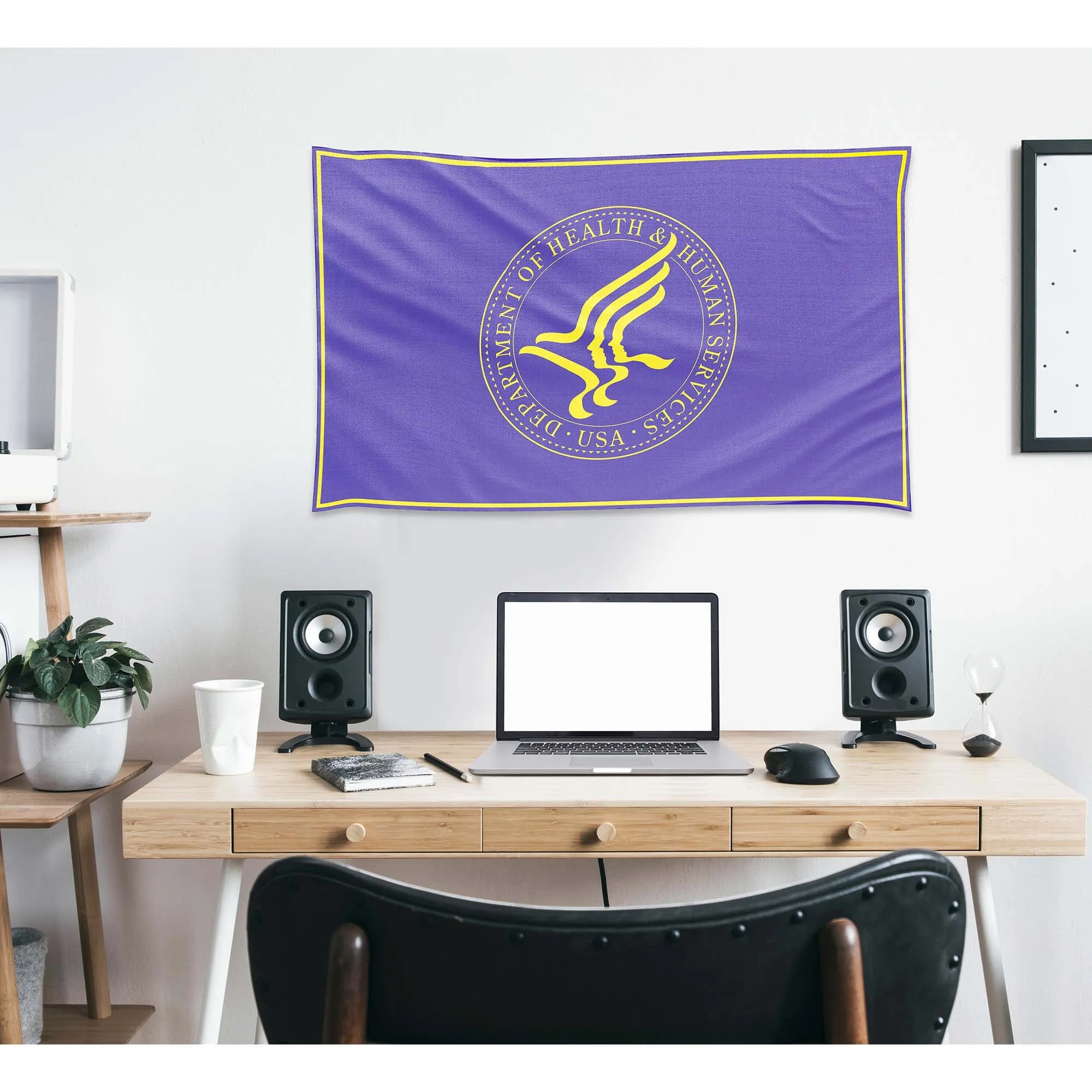 US Department of Health & Human Services USA Flag Banner