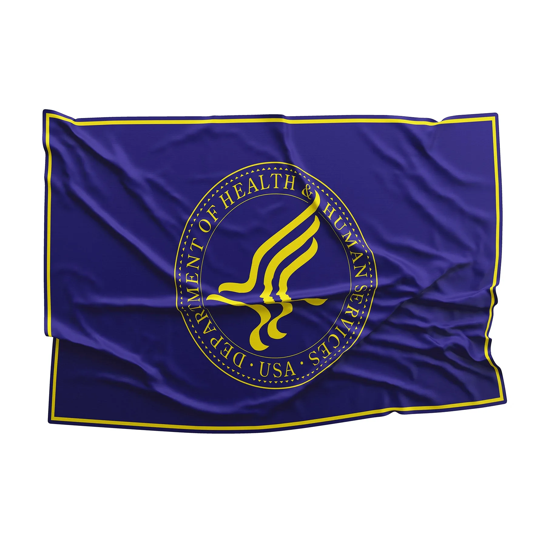 US Department of Health & Human Services USA Flag Banner
