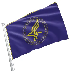US Department of Health & Human Services USA Flag Banner