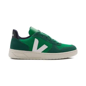 Veja V-10 Suede Shoe - Emeraude/Pierre Black