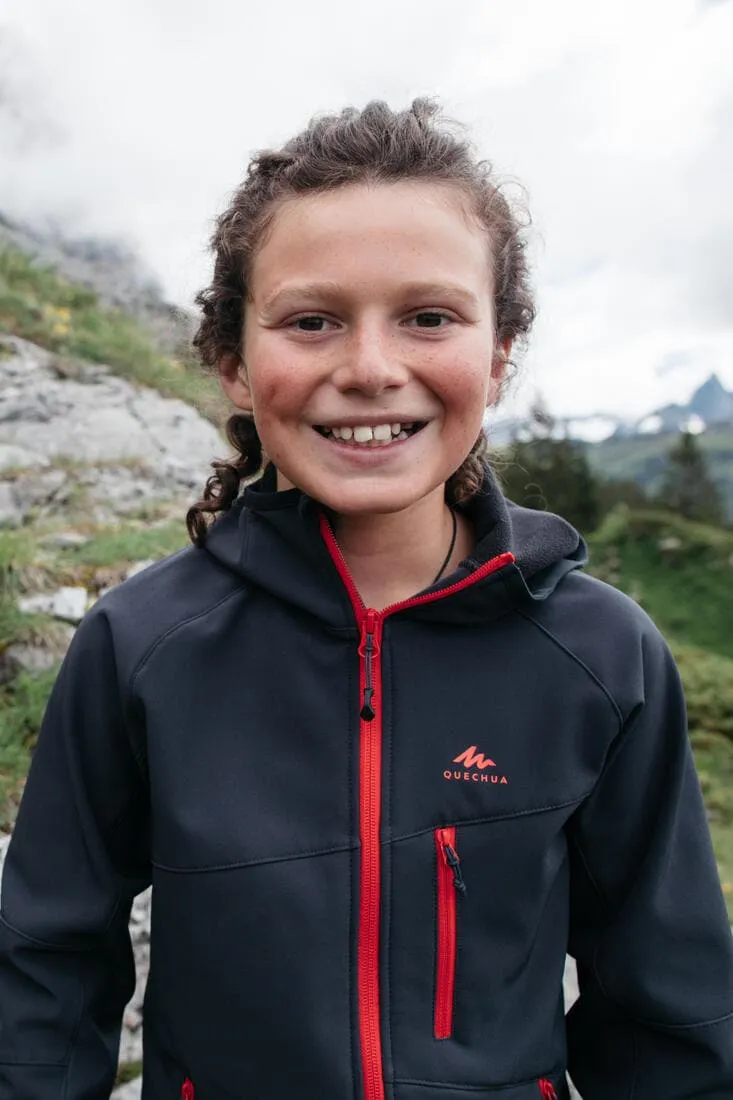 Veste softshell de randonnée enfant - mh900 tw - 7-15 ans