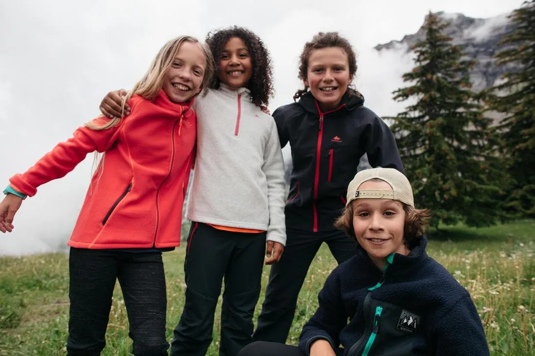 Veste softshell de randonnée enfant - mh900 tw - 7-15 ans