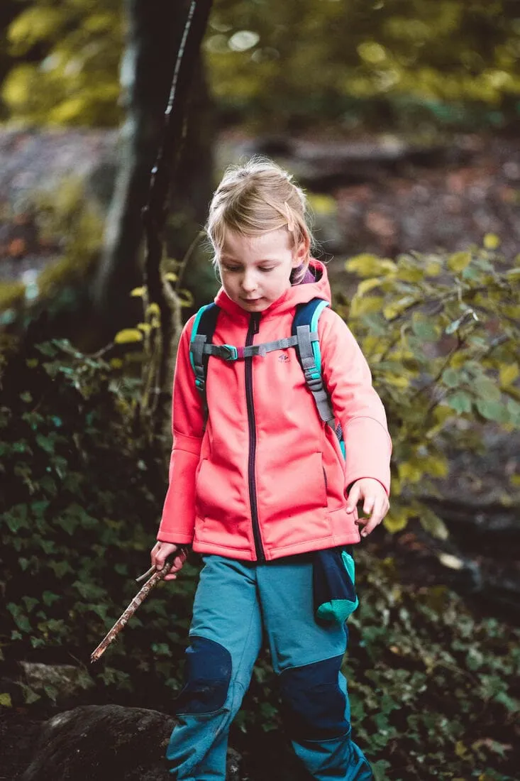 Veste softshell de randonnée - MH550 rose - enfant 2 - 6 ans