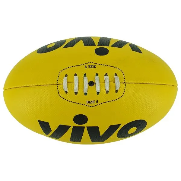 VIVO Synthetic Leather Aussie Rules Ball [Size 3-5]
