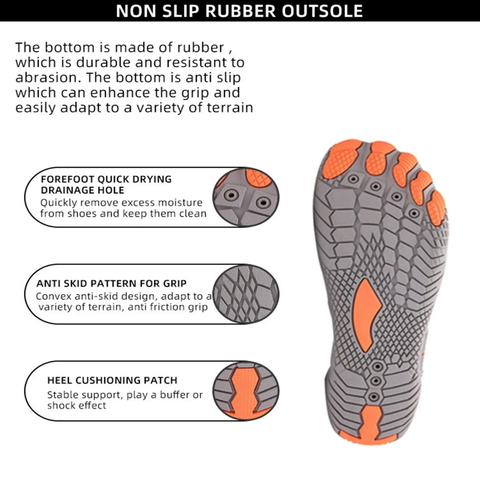 Water Shoes for Men & Women - Barefoot Non-slip Aqua Sports Quick Dry Shoes (Unisex)
