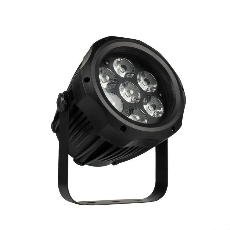 Waterproof LED Par 7x12W RGBW Light Outdoor IP65 Waterproof 7x18W 6in1 DMX Effect Stage Lighting SJA