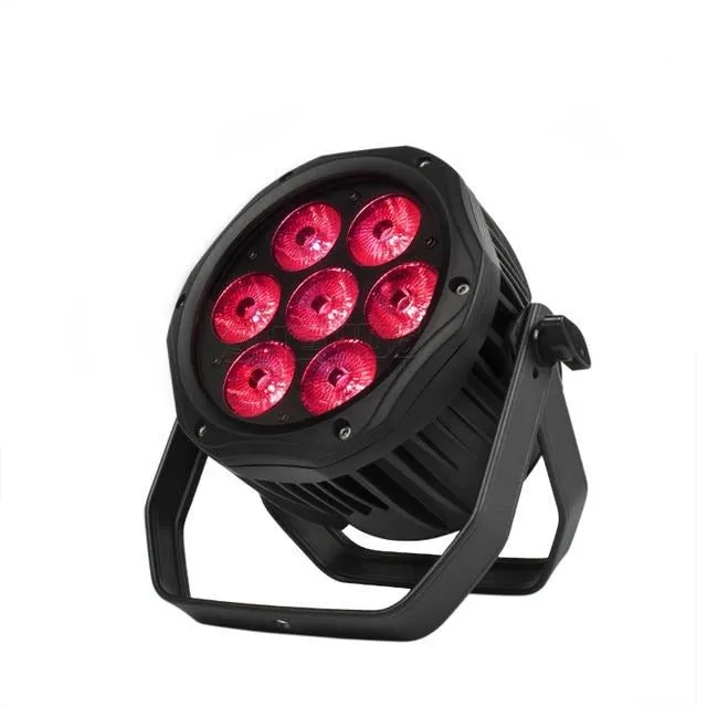 Waterproof LED Par 7x12W RGBW Light Outdoor IP65 Waterproof 7x18W 6in1 DMX Effect Stage Lighting SJA