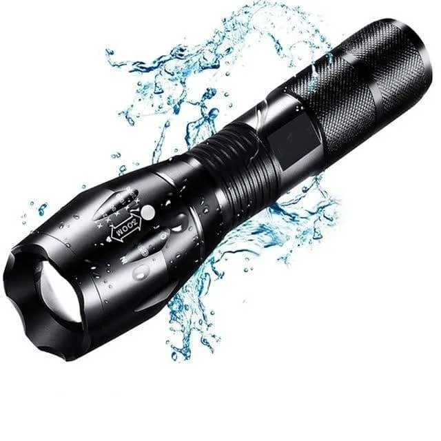 WATERPROOF TACTICAL FLASHLIGHT