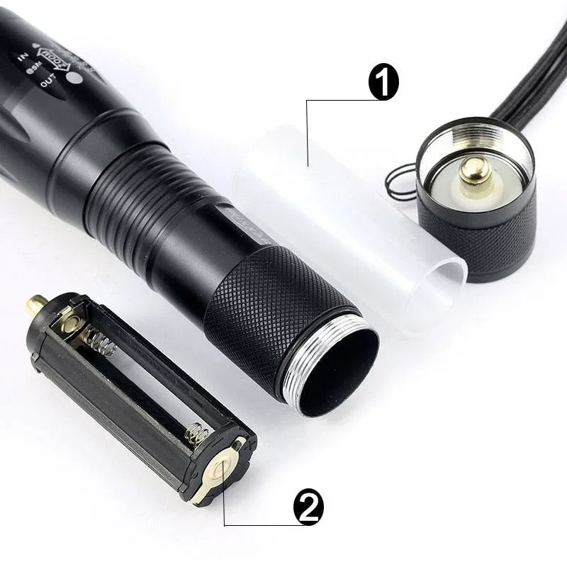 WATERPROOF TACTICAL FLASHLIGHT