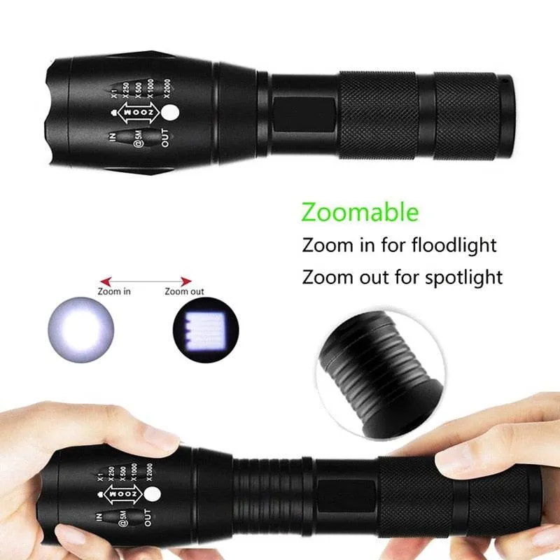 WATERPROOF TACTICAL FLASHLIGHT