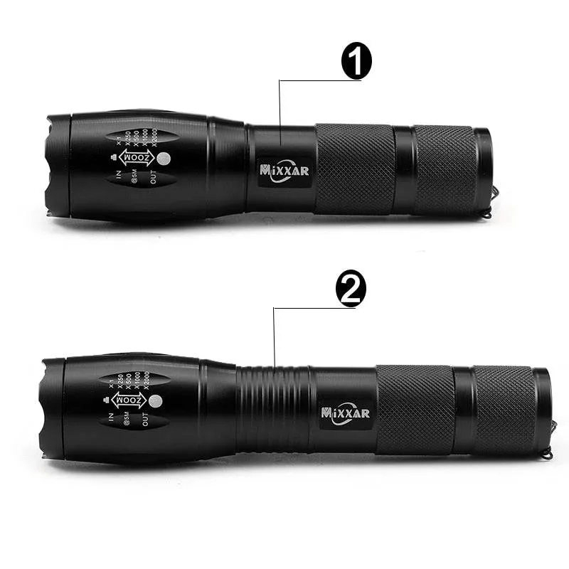 WATERPROOF TACTICAL FLASHLIGHT