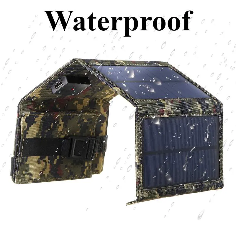 Waterproof USB Solar Panel Power Bank