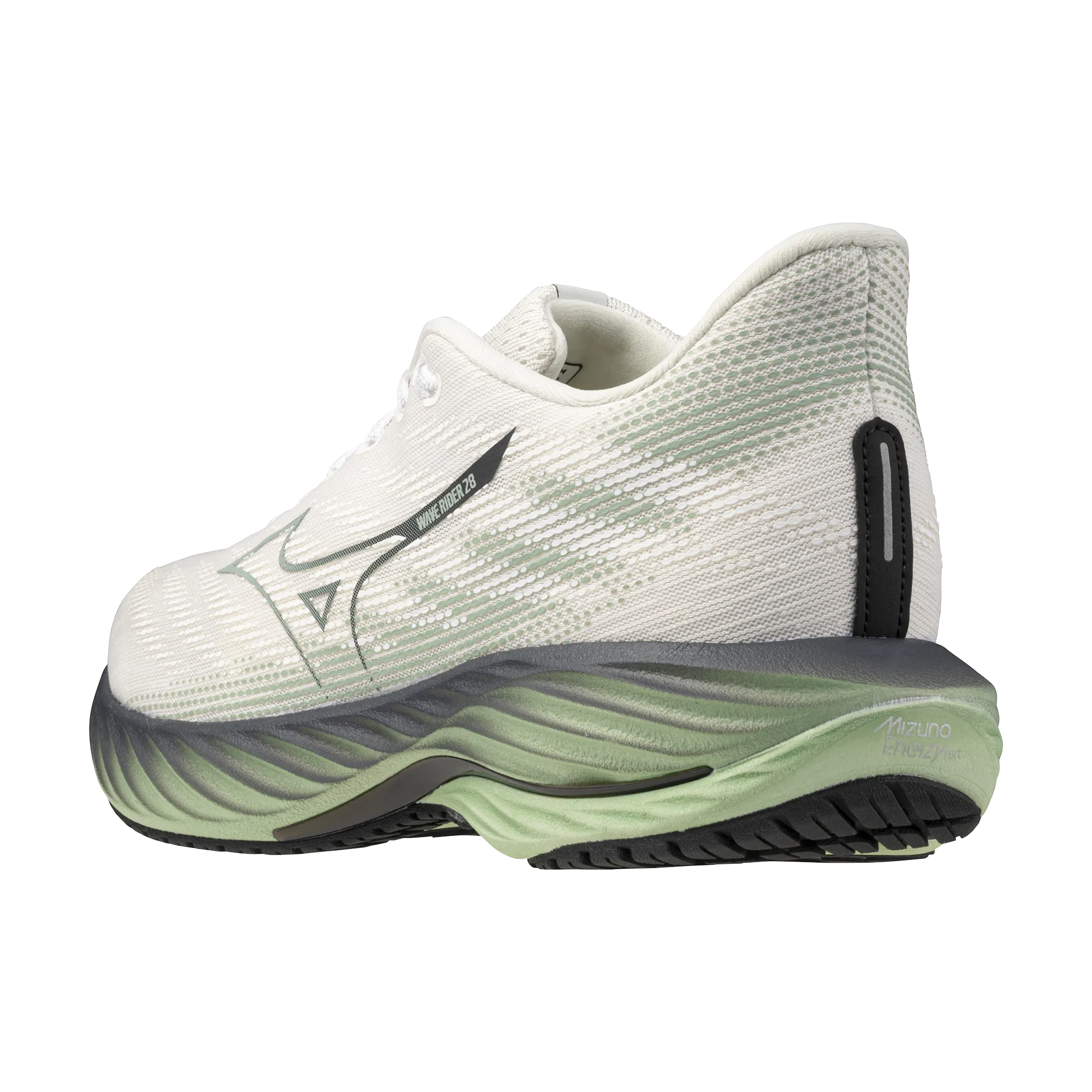 WAVE RIDER 28 Men's - MIZUNO Snow White/Frosty Green/Black Sand (NEW)