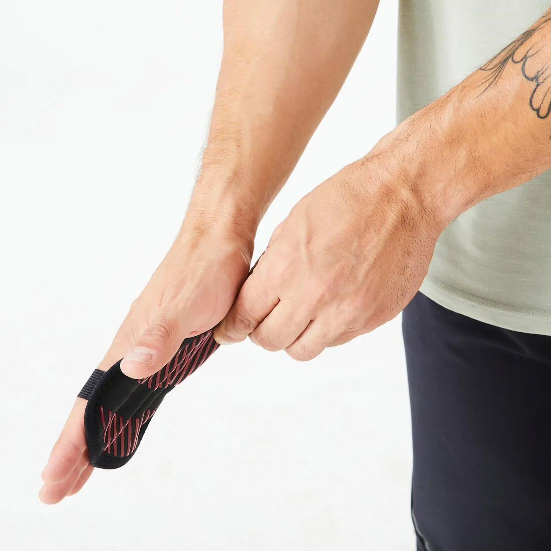 Weight Training Grip Pad Glove - Black