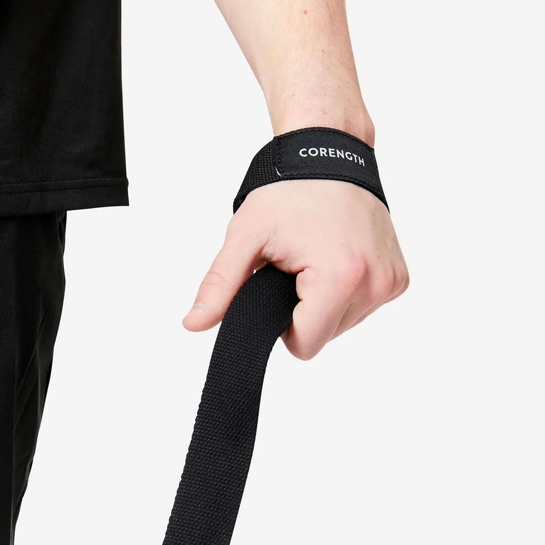 Weight Training Lifting Strap - Black