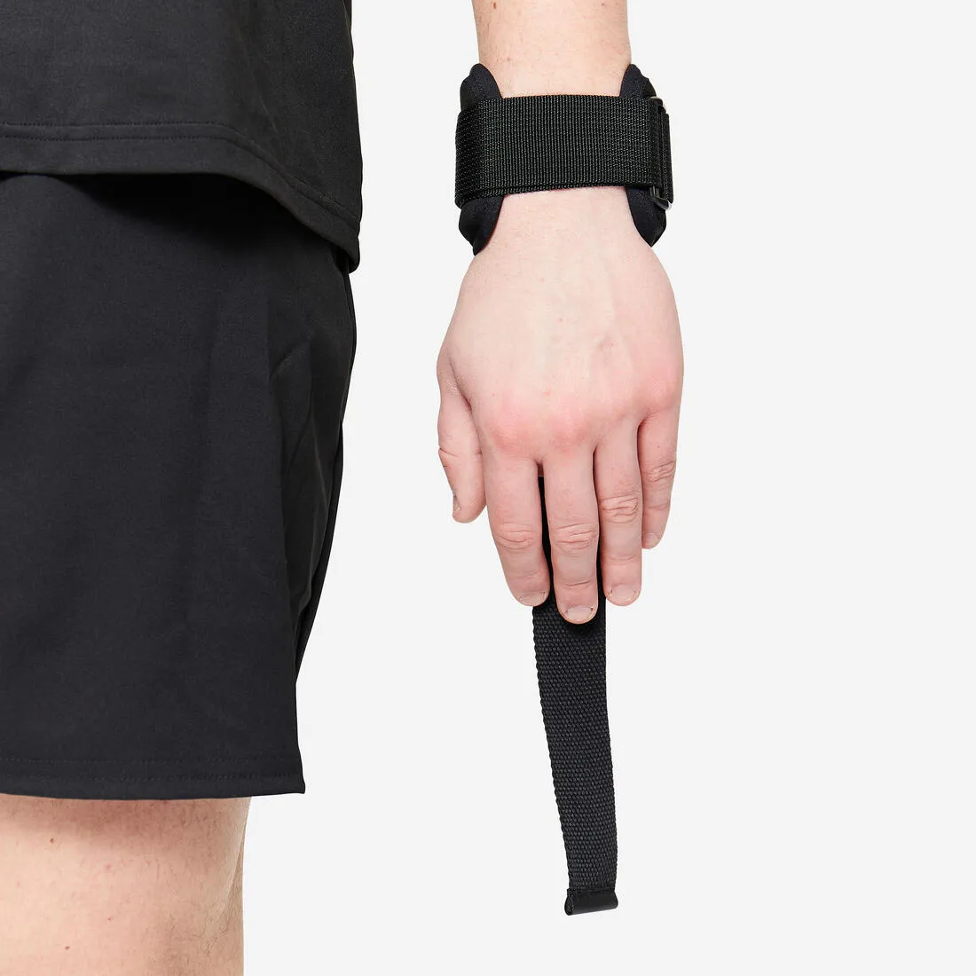 Weight Training Lifting Strap With Wrist Support - Black