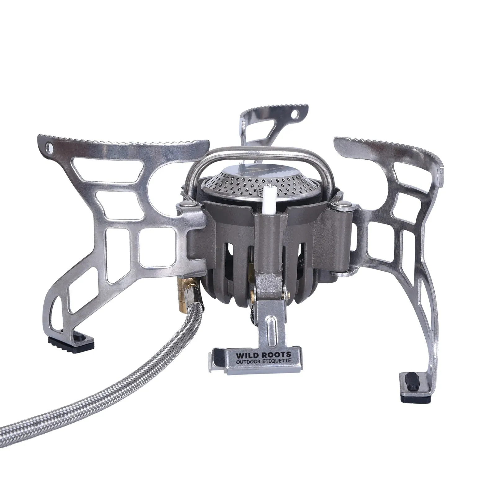Wild Roots Collapsible Outdoor Camping Stove with Piezo Ignition