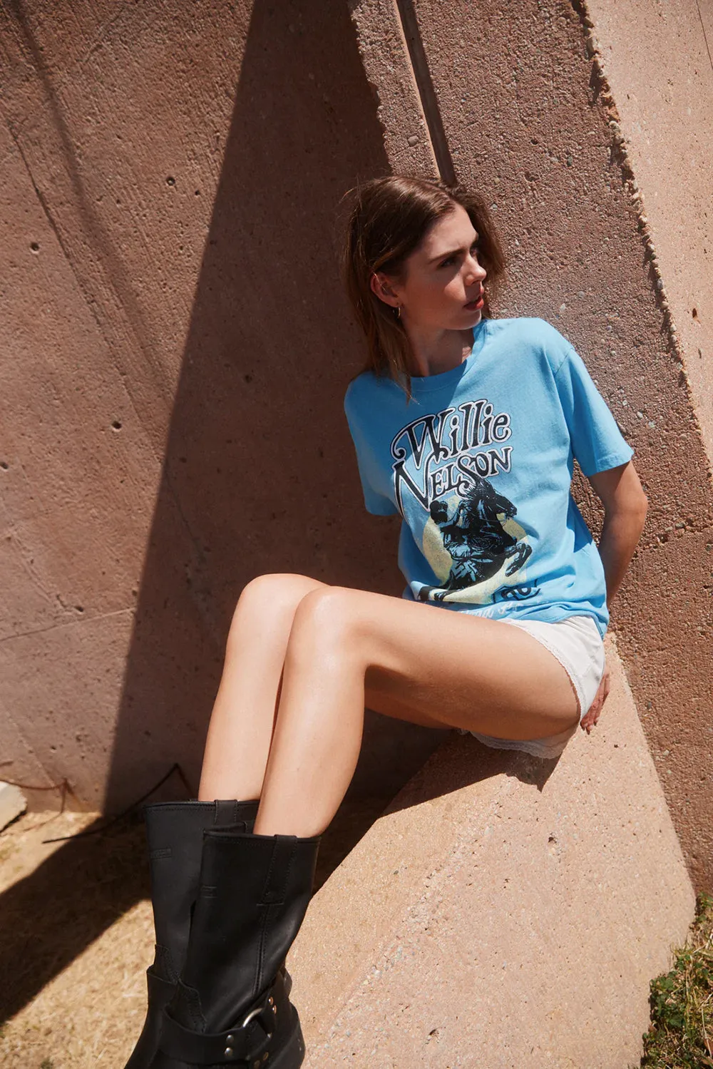 Willie Nelson Route 66 Weekend Tee