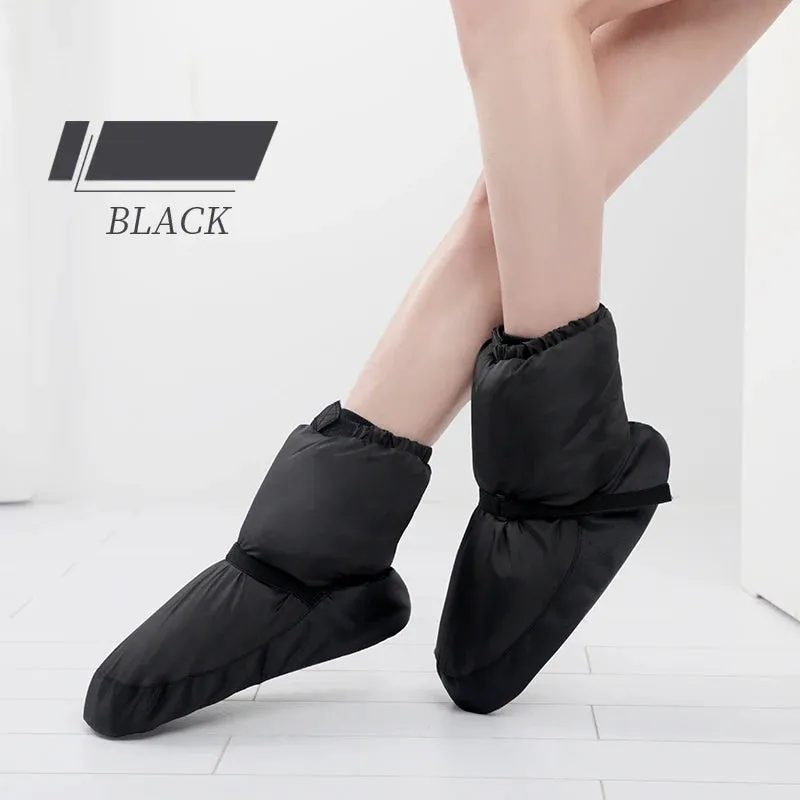 Women's Ballet Warm-Up Booties - Winter Dance Boots for Antiskid Training