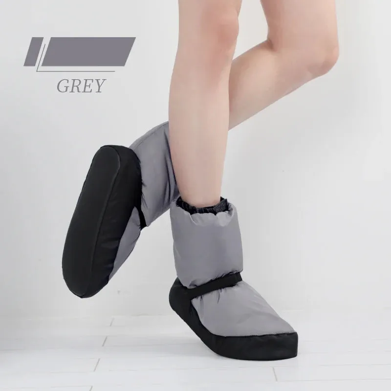 Women's Ballet Warm-Up Booties - Winter Dance Boots for Antiskid Training