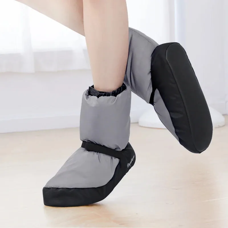 Women's Ballet Warm-Up Booties - Winter Dance Boots for Antiskid Training