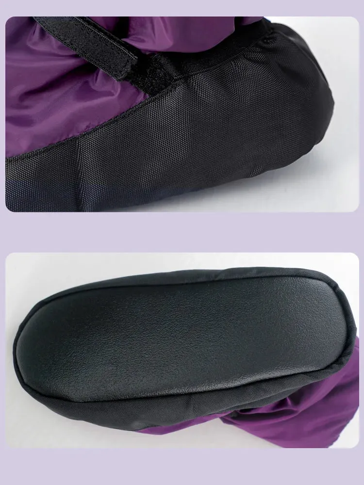 Women's Ballet Warm-Up Booties - Winter Dance Boots for Antiskid Training