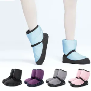 Women's Ballet Warm-Up Booties - Winter Dance Boots for Antiskid Training