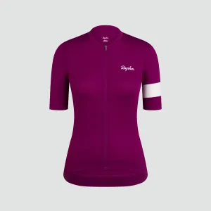 Women's Core Lightweight Jersey - Mauve/White