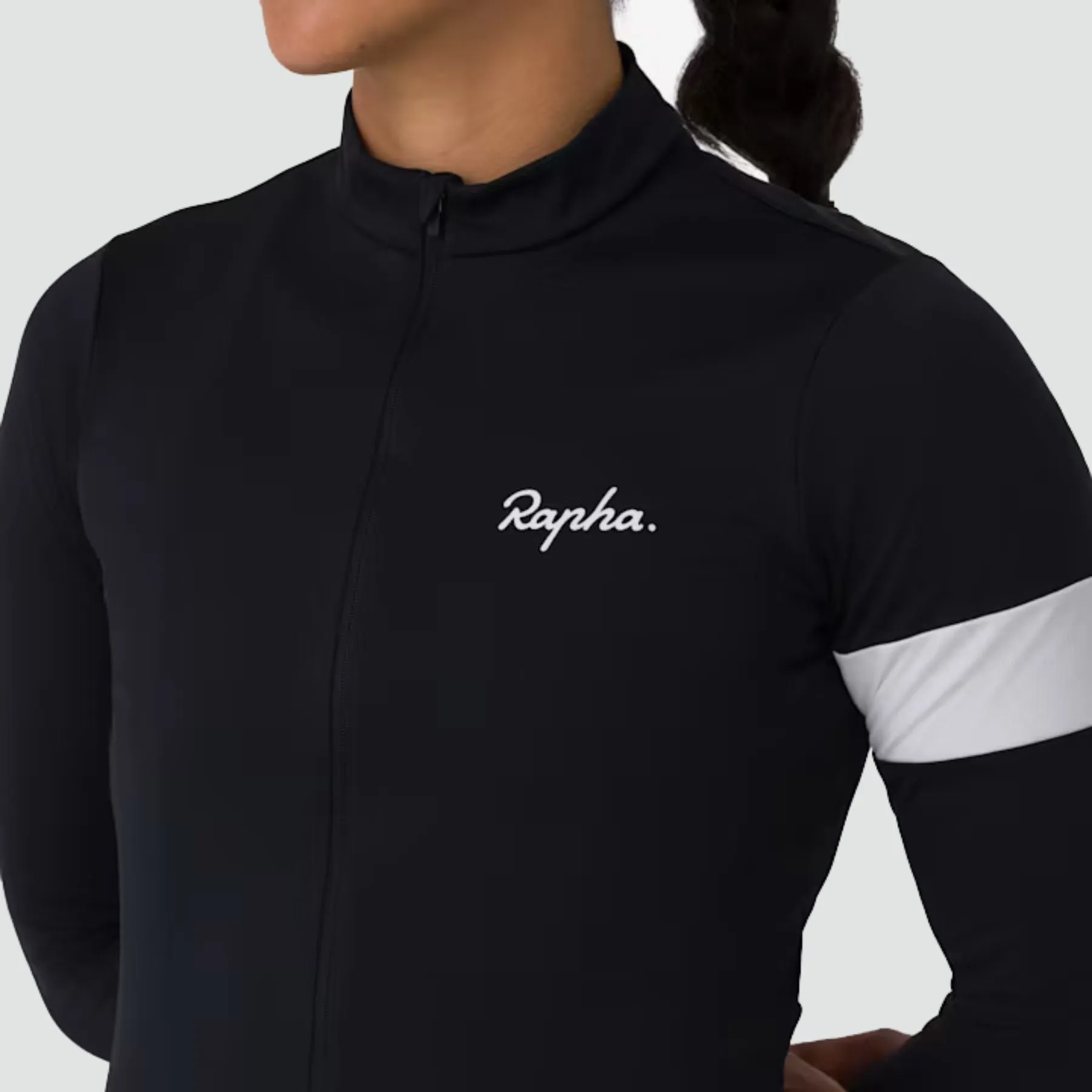 Women's Core Thermal Long Sleeve Jersey - Black/White