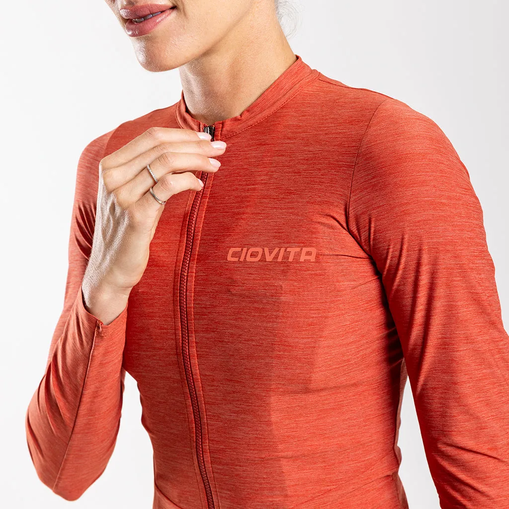 Women's Librio Long Sleeve Race Fit Jersey (Blush)