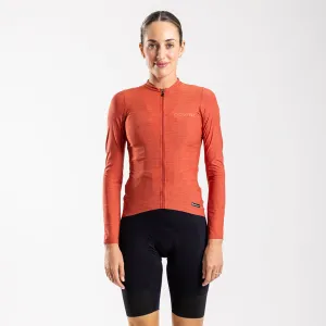 Women's Librio Long Sleeve Race Fit Jersey (Blush)