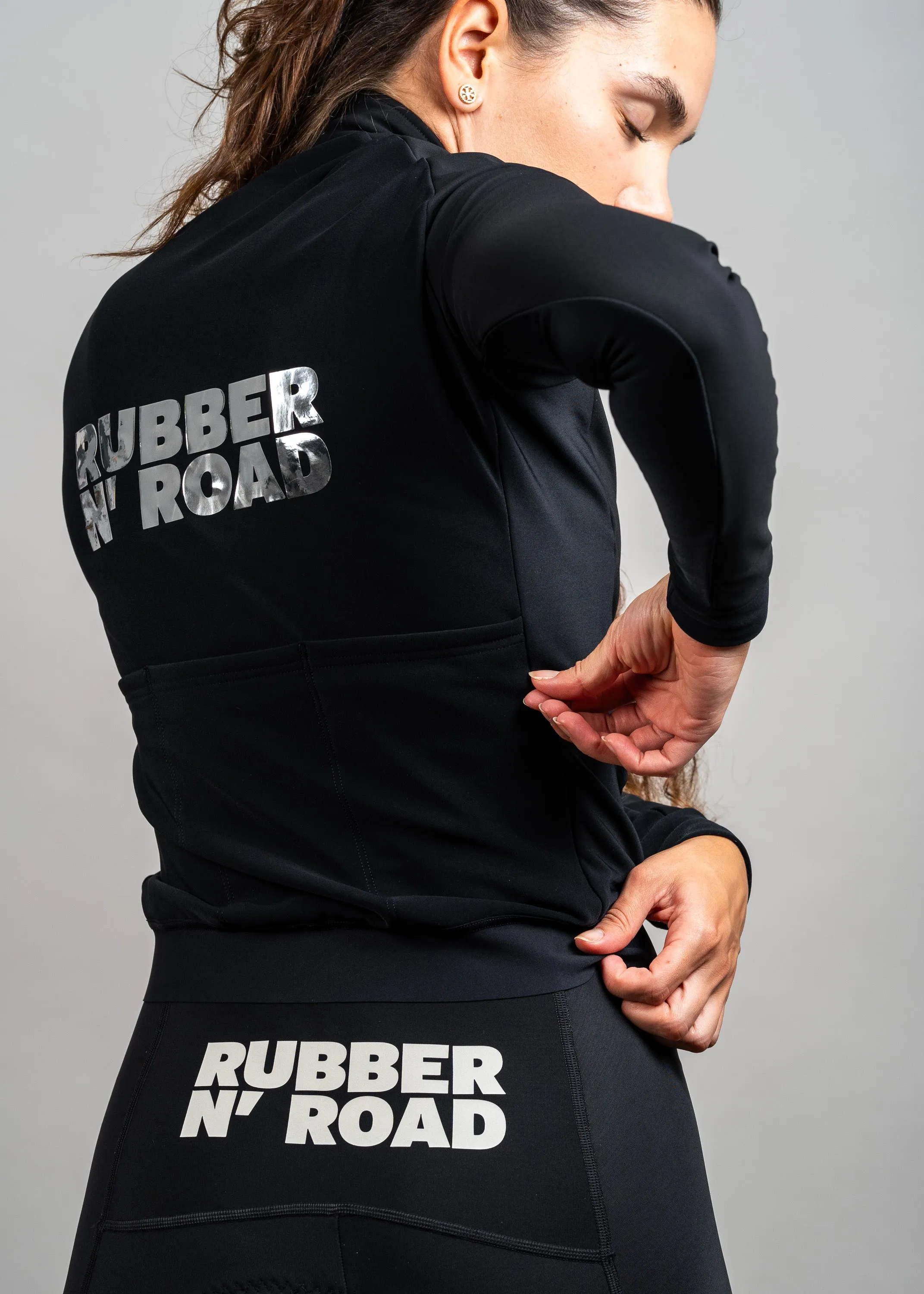 Women's Rebel Hybrid Jacket - Black / Chrome