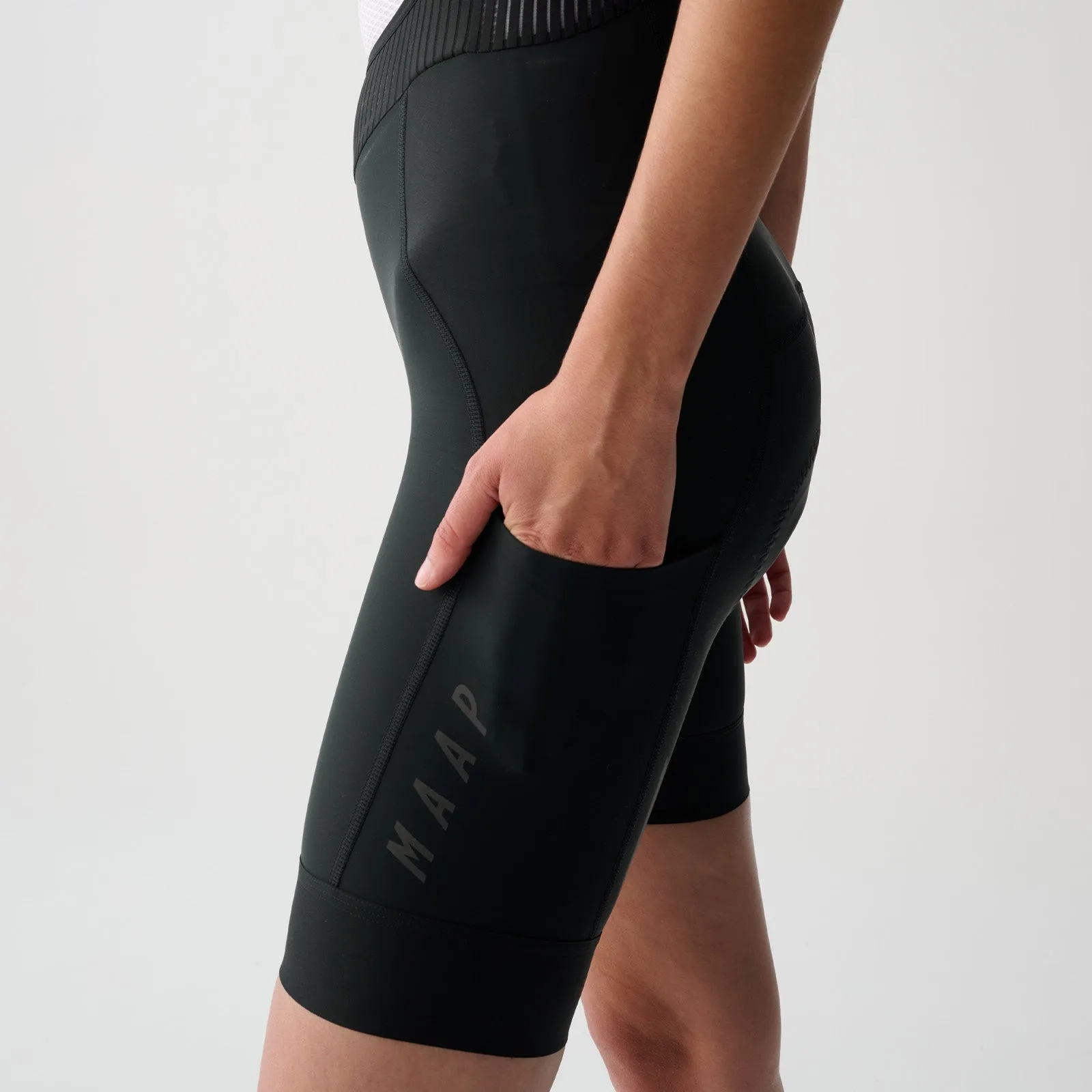 Women's Team Bib Evo Cargo - Black/Black
