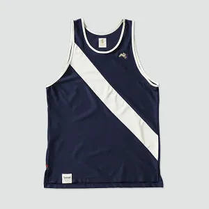 Women's Van Cortlandt Singlet - Navy/Ivory