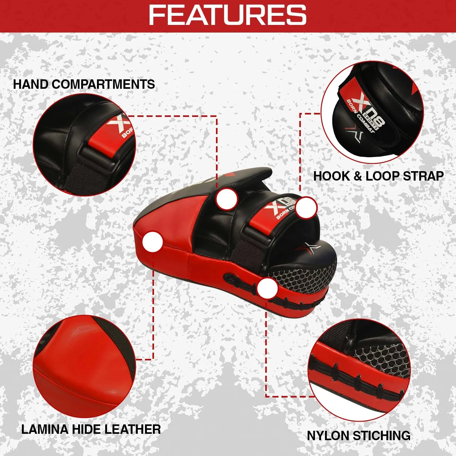 Xn8 Boxing Focus Pads JCS