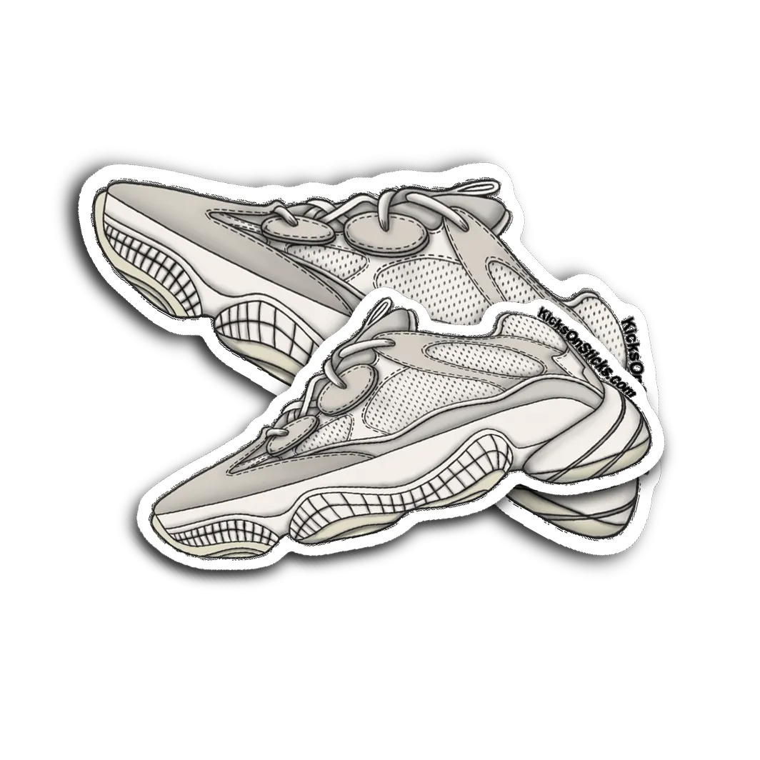 Yeezy 500 "Bone White" Sneaker Sticker