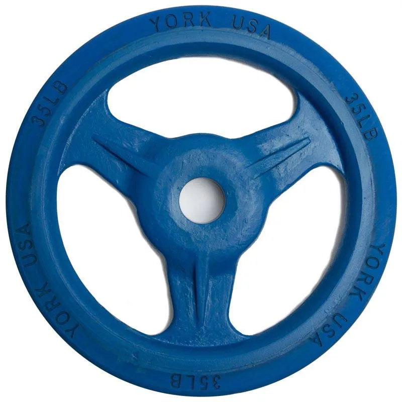 York Barbell | Bumper Grip Plates - Color