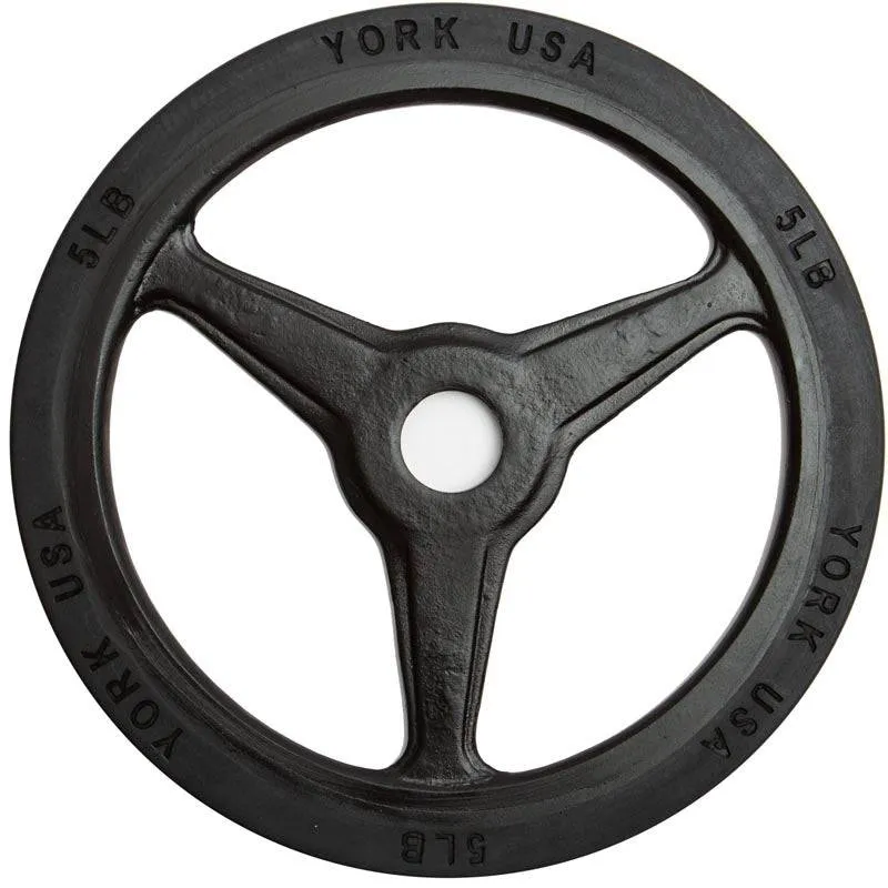York Barbell | Bumper Grip Plates - Color