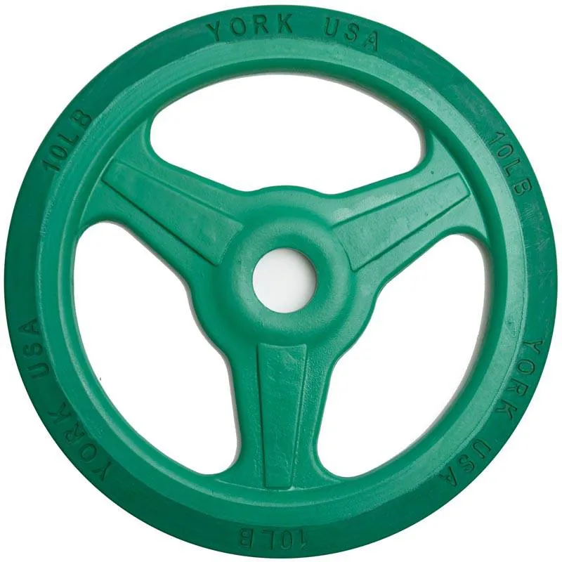 York Barbell | Bumper Grip Plates - Color