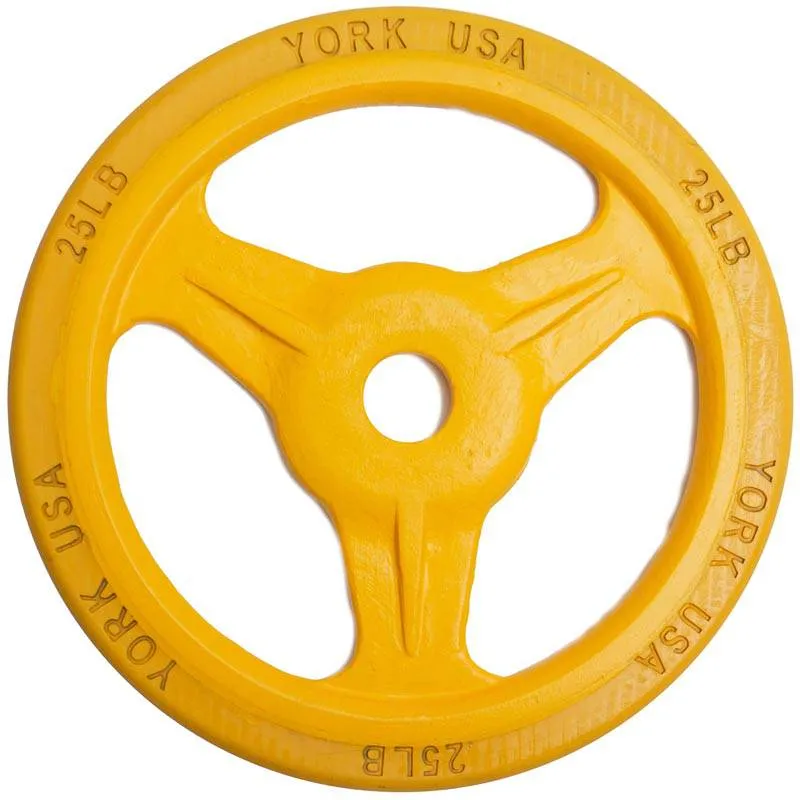 York Barbell | Bumper Grip Plates - Color